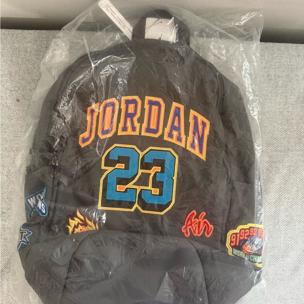 Jordan Kids & Adult Black Graphic large back pack